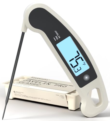 Lavatools Javelinยฎ PRO Classic Ultra-Fast 2-Second Professional Digital Instant Read Meat Thermometer for Grill and Cooking, Auto-Rotating Backlit Display, IP65 Water Resistant โ Panda by Lavatools - Used condition - Image 2