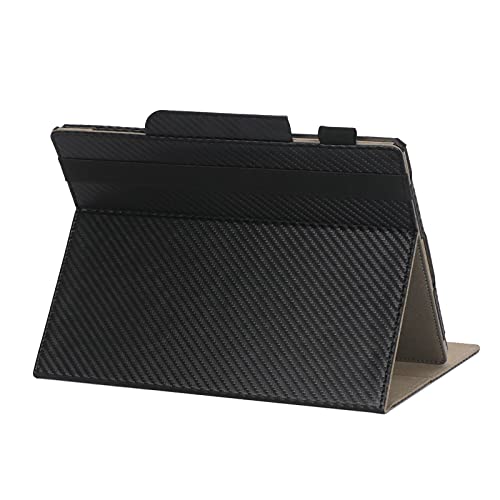 Remarkable 2 Case With Pen Holder Leather, Remarkable 2 Tablet Case With Hand Strap [Carbon Fiber Series] Book Folios Stand Cover For Remarkable 2 10.3 Inch Digital Paper, Black #TOP4
