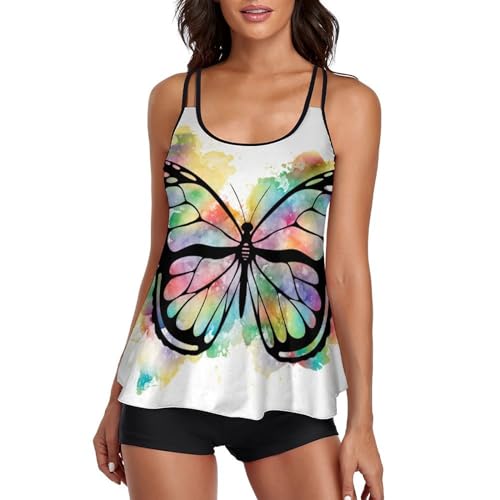 Ensembles bikini tankini avec short de garçon et robe de plage femme