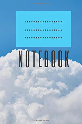 Notebook - Heven: Blue Blue Sky Notebook, Journal, Diary (110 Pages, Blank, 6 x 9)