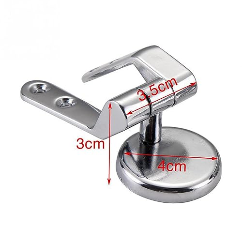 Heuskay Toilet Seat Hinges, Zinc Alloy, Black, Modern Style, Suitable for Wooden Resin & MDF Toilet Seats - Image 3