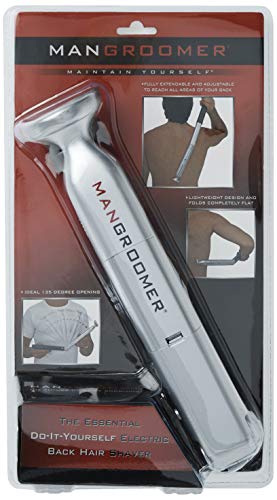 image for MANGROOMER Do-It-Yourself Electric Back Hair Shaver (101-6), Black, 1 