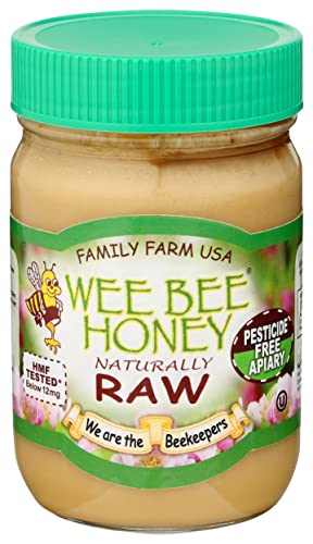 Wee Bee Naturally Raw Honey -- 1 Lb Each #TOP16