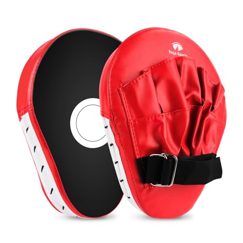 Muyohix Pratzen Boxen, 1 Paar Pratzen Trainer Kickboxen Boxen, Kickboxen Boxpratzen, PU Handpratzen für Männer Frauen, Pratzen Claw Foot für Muay Thai Kickboxen Bewegung Karate Taekwondo Martial Art