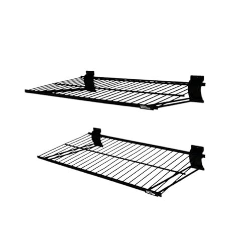 Mido Bros. 24123 Slatwall Wire Metal Shelf Heavy Duty Adjustable Steel Slat Wall Mount Shelves thumb #3