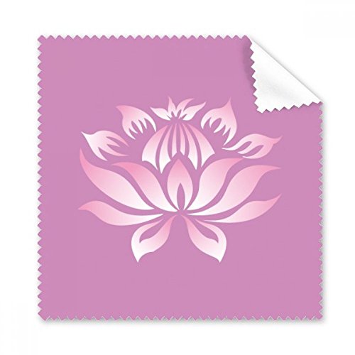 Chiffon lunettes fleur de lotus tissu microfibre anti-trace pour écran 5pcs