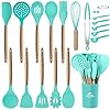 MIBOTE Silicone Cooking Kitchen Utensils Set ...