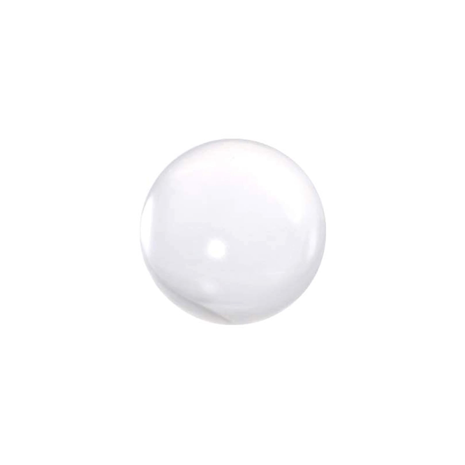 Rishori Clear Acrylic Polished Sphere Solid Small Diameter 25Mm Transparent Balls Strong Gloss Exceptional Clarity For Taking Pictures,