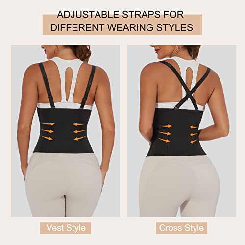 Yadifen Waist Trainer For Women Lower Belly Fat Zipper Corset Body Shaper Tummy Control Back Support Girdle #TOP1