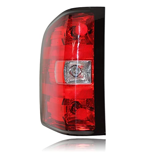 Driver Side Tail Light Assembly fit for 2007-2013 Chevy Silverado Factory Style Pickup Truck OE with bulbs and wiring harness?LH)