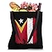 Tinor-Leste Austria Half Flag East Timor Austrian Heritage Tote Bag