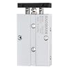 Baomain TN10x20 Double Rod Pneumatic Air Cylinder,0.39 inch10 mm,Stroke 0.79 inch20 mm, Double-Acting,Aluminum Body for Industrial Automation