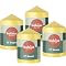 Bolsius Lot De 10 Bougies Piliers Lisses Rouge – 42h De Combustion, Cire Végétale Naturelle, Parfaites Pour Décoration & Ambiance