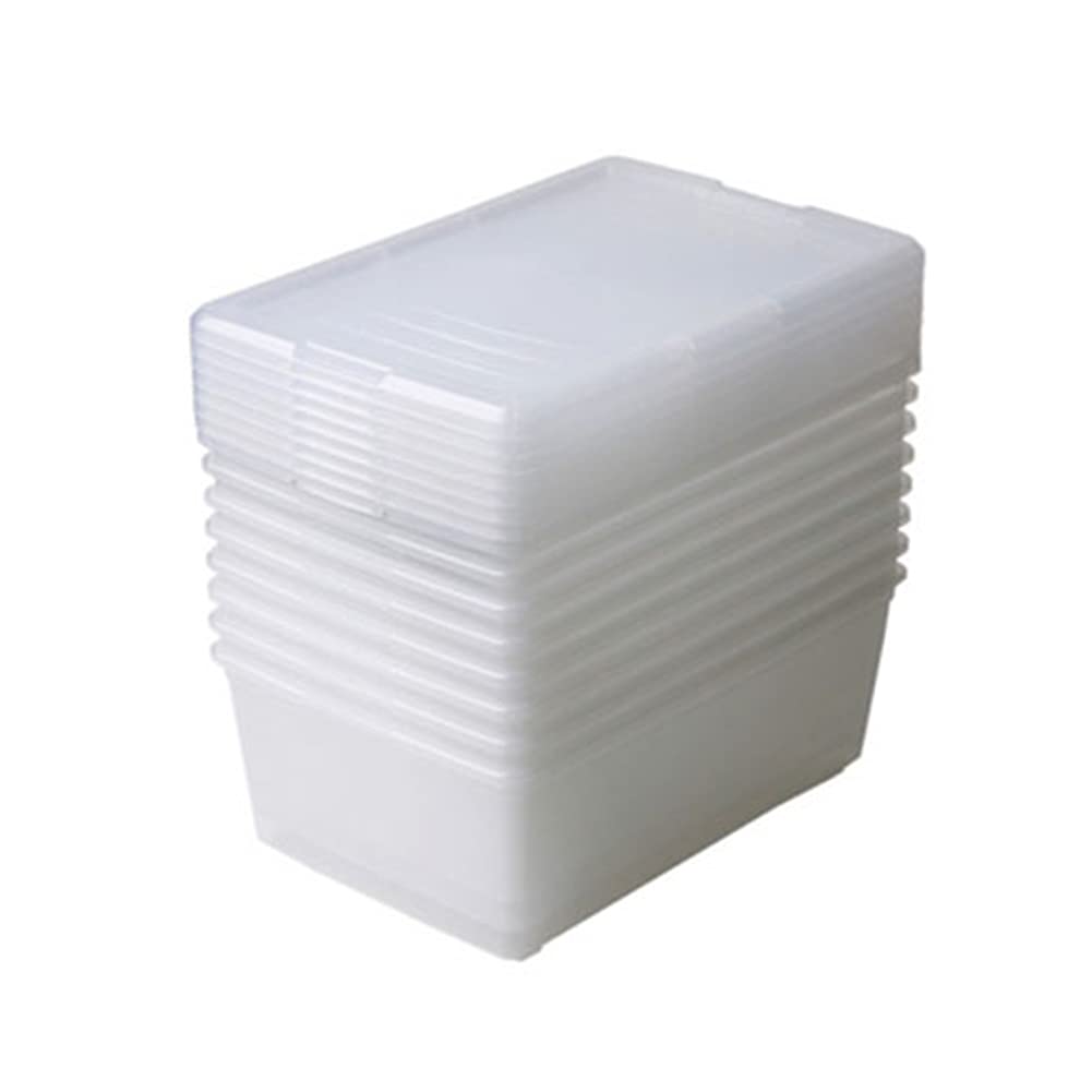 Transparent Multipurpose Storage Box plastic clothes storage BoxS 11L X 8ea