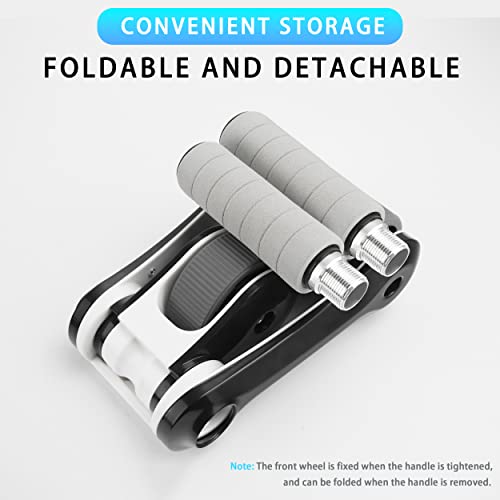 Btamud Ab Roller Wheel, Ab Roller For Core Workout, Men Women Strength Training Exercise Wheels Equipment For Core Abdominal, Foldable & Removable Abdominal Wheel With Knee Pad For Home Gym Fitness #TOP4