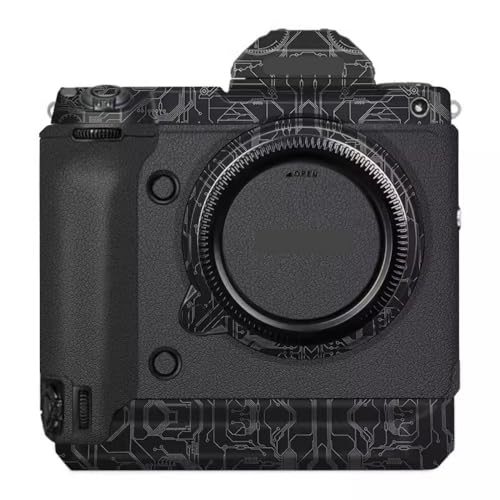 GFX 100 カメラスキンラップ 傷防止ステッカーコート ビニール保護フィルム ボディプロテクター デカールカバー FujiFilmに適合する GFX100用(サーキットチタン+レザーブラック)