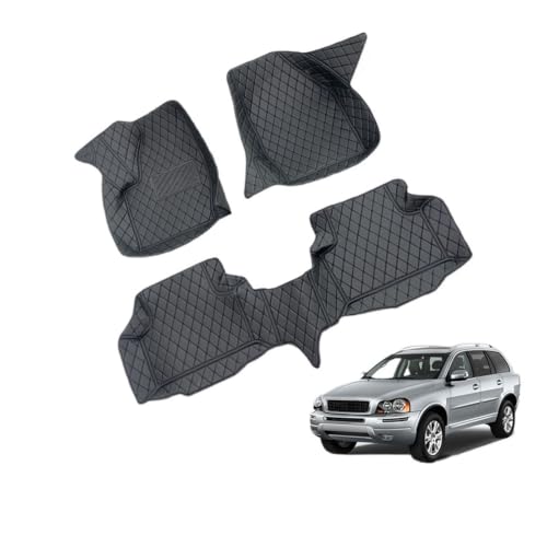 Tapis de Sol intérieur Automobile en Cuir étanche pour Volvo XC90
