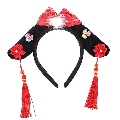 BELLIFFY venda women diademas de fiesta Diadema para cosplay Horquilla cintas para el pelo de los cabello banda hair topper aro de pelo de juego de rol diadema de escenario Poliéster