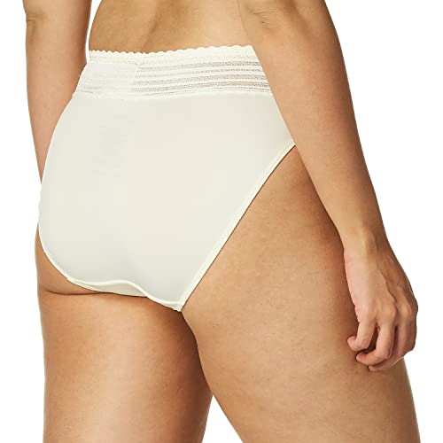 Image of Warner's Women's No Pinching, No Problem Dig-free Comfort Wait With Lace Microfiber Hipster 5609j