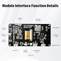für ESP32 S3 Entwicklungsboard Mit 3.5 Zoll Kapazitiver Touchscreen 320*480 Pixel, Supporting XiaoZhi AI, ES3C28P Dual-Core 240 MHz Mikrocontroller WiFi+BT, Bereitstellung von LVGL Projekt Tutorials – Ansicht 4