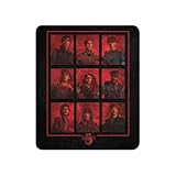 Stranger Things Season 5 Characters Sherpa Blanket, Fleece Throw for Bed, Couch, Home, Officially Licensed Netflix Reversible Blanket, 50 in x 60 in