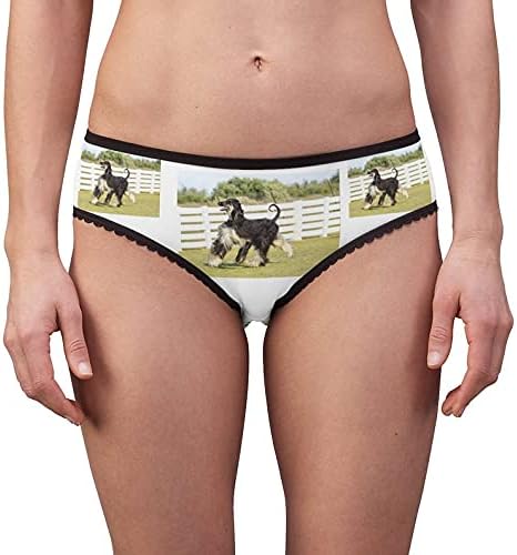 DogsMakeMeHappy Afghan Hound Panties, Afghan Hound Underwear, Briefs, Cotton Briefs, Funny Underwear, Panties For Women