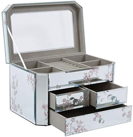 Amazon Co Jp ローラアシュレイ ジュエリーボックス オリエンタルブロッサム エクストララージ ホーム キッチン