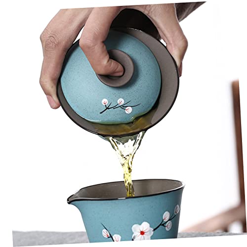 Luxshiny Conjunto De Chá De Viagem 4 Peças Xícaras De Café Vintage Conjunto De Chá Japonês Tigela De