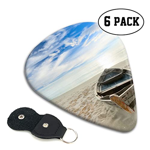 Boat On The Beach Lot de 6 médiators pour guitare acoustique, guitare électrique, basse, ukulélé – fins, moyens et épais… - Les Beatles, Paul McCartney, John Lennon, RIngo Starr, George Harrison Boat On The Beach Lot de 6 médiators pour guitare acoustique, guitare électrique, basse, ukulélé – fins, moyens et épais… – Image 3