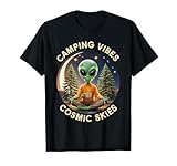 lustige Camping -Vibes und kosmischer Himmel fremd