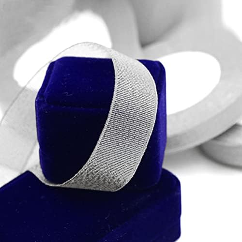Metallic Silver Organza Ribbon, 20mm 25 Yard Decorative Ribbon Metallic Ribbon Bow Ribbon for Gift Wrapping Arts Crafts and Party Wedding Accessories(1 Roll)