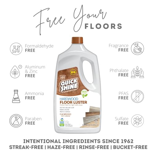Quick Shine Hardwood Floor Luster-Polish 64oz