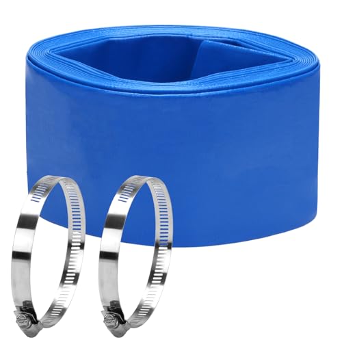 DERPIPE lay-flat 3 inch 25 ft backwash hose