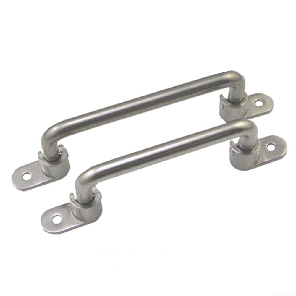 Poignée Pliante En Acier Inoxydable 304 – Longueur 218 Mm, Entre Trous 180 Mm – Robuste, Confortable, Pour équipement Industriel Ou Mobilier