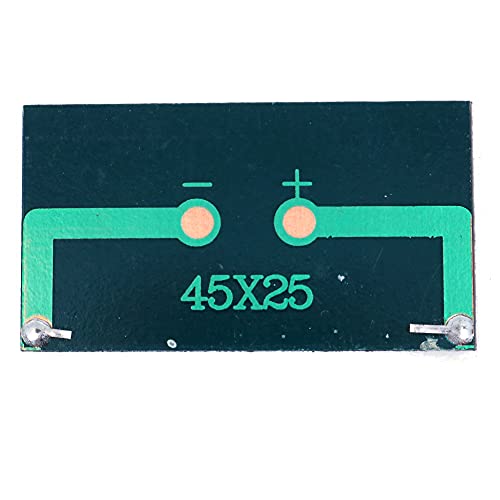 Packung mit 6 ZONADAH 25ma 5V Mini-Sonnenkollektoren, Teigladegerät, DIY Home, Science School Projekte, Camping, Angeln, Wandern Outdoor Garten Licht Ladewerkzeuge