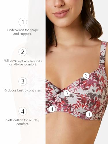 Image of Triumph International Women's Polyamide Wired Casual Minimiser Minimizer Bra (151I201 Green