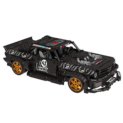 n.g. Home Decor Technischer Sportwagen für Ford Mustang Bausatz mit Fernbedienung und 3 Motoren 1639 Bricks - Kompatibel… – Bild 3