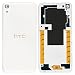 Produktbild Original HTC Akkudeckel white / weiß für HTC Desire 728G (Akkufachdeckel, Batterieabdeckung, Rückseite, Back-Cover)