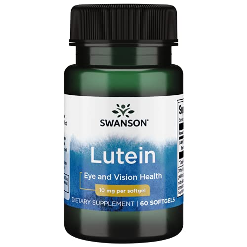 Swanson Lutein 10 Milligrams 60 Sgels #TOP4