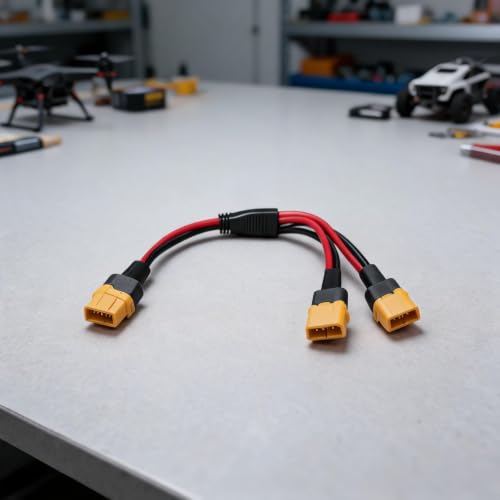 Cable XT60H contra sobrecalentamiento en drones con distribuidor de cobre de 36V 8