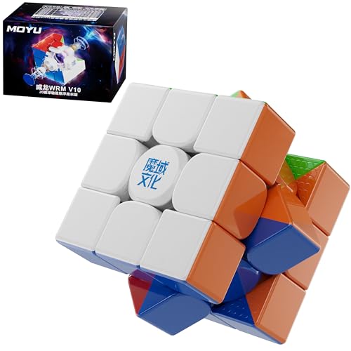 CuberShop Moyu WeiLong WRM V10 20-Magnet MagLev Ball Core (UV Coated) Stickerless 3x3 Speed Cube, moyu WeiLong V10 20 Magnets Magnetic+MagLev+Ball Core 3x3 UV (Magic Clothes Top Version)