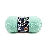 Lion Brand Yarn 920-168 Mint Babysoft Yarn, Multicolor