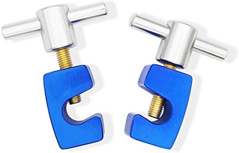 VASTOOLS Lift Support Clamp. For Hoods, Tailgates and Trunks with up to Dia.14mm shaft. Thick Metal Clamp, Set of 2, VASTOOLS