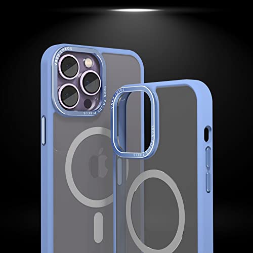Image of eller sante Trans Armor MagPro for iPhone 14 Pro Case Cover, 6 Feet Drop, Metal Ring Camera Protection, Shockproof, Scratch Resistant, Slim, Compatible with MagSafe Back Cover - Sierra Blue