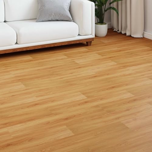 Runheo Pavimento in laminato, 15 pezzi, 101 x 20 x