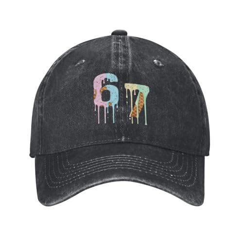 Eikrucey 67 Hat Six Seven for MenFunny 6 7 White Elephant Gifts for Coworkers Friends