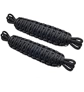 Door Limiting Straps for Jeep Wrangler CJ YJ TJ JK JKU JL Door Paracord Straps Hand Woven Black (...