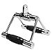 A2ZCARE Tricep V Shaped Press Down Bar (V Handle with Rotation and Rubber Handgrips)