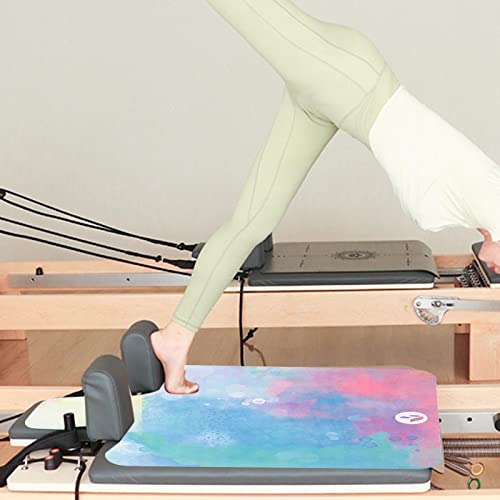 Colaxi Pilates Reformer Mat, tapete protector antideslizante de goma y gamuza para pilates, lavable, 96 cm x 56 cm miniatura 7