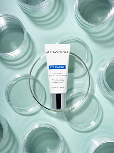 Alphascience Eye Matrix 15 Ml / 0.50 Fl Oz - Anti-Aging Eye Treatment - Restructures The Skin - Hydrating Action - All Skin Types - Made In France - Fragrance Free - Paraben Free #TOP1